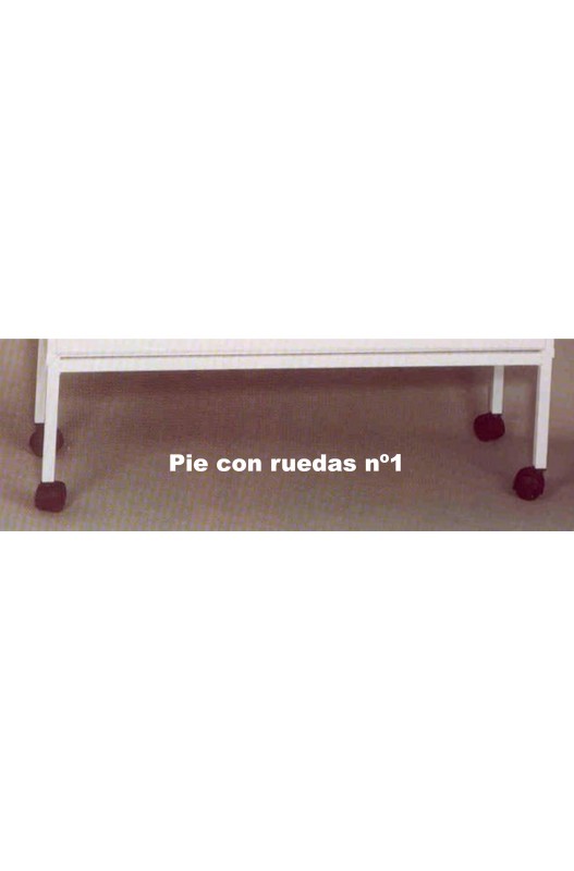 PIE CON RUEDAS Nº1