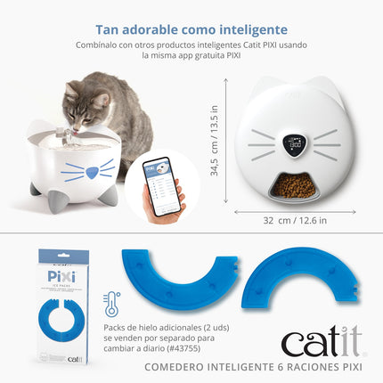 Catit PIXI Comedero Inteligente 6 Raciones