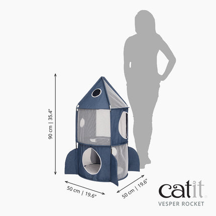Catit Vesper Rocket - Azul