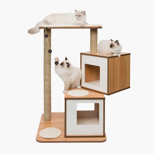 Catit Vesper Doble - Nogal