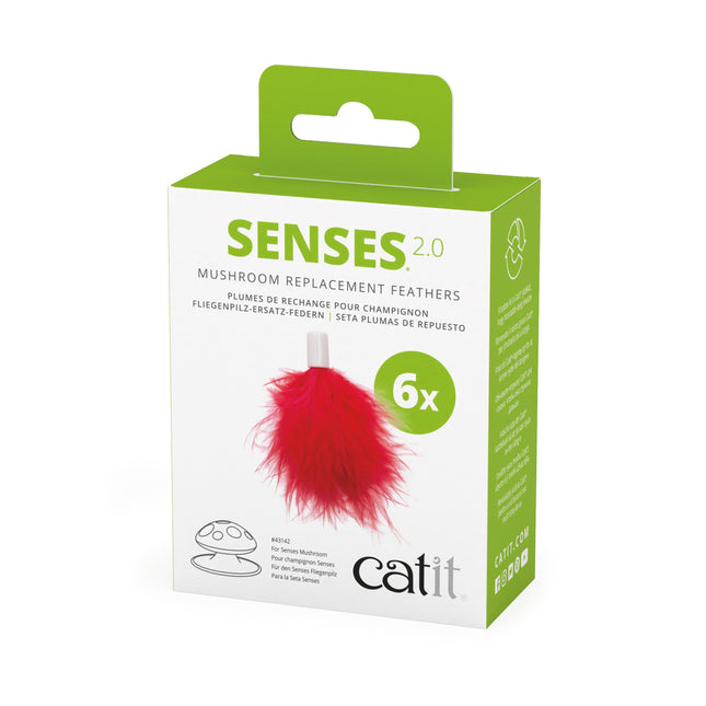 Catit Senses 2.0 Repuesto Plumas 6 piezas