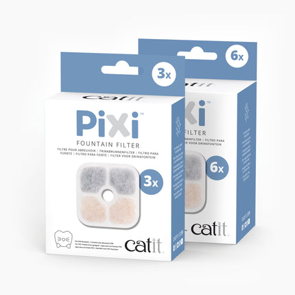 Catit PIXI Filtros para Fuentes, Pack de 6 uds