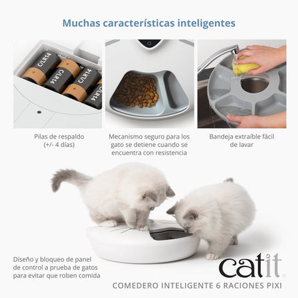 Catit PIXI Comedero Inteligente 6 Raciones