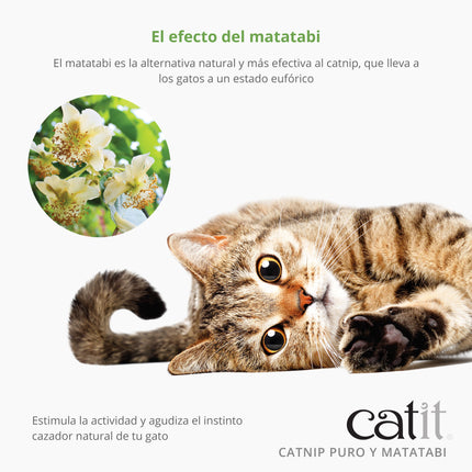 Catit Mezcla Catnip y Matatabi Bolsa, 28g