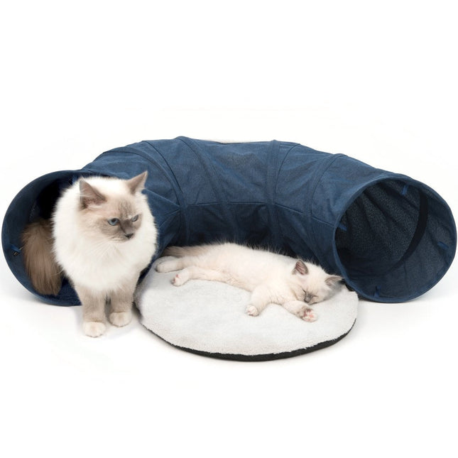 Catit Vesper Túnel con Cama Azul 68x97x28cm