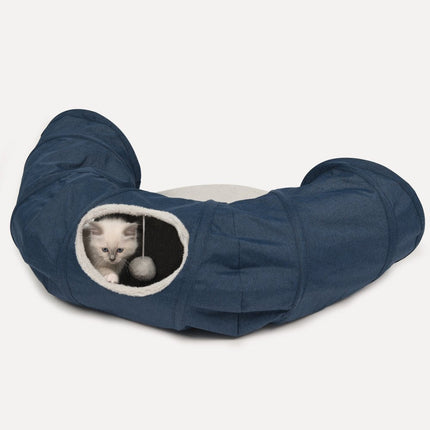 Catit Vesper Túnel con Cama Azul 68x97x28cm