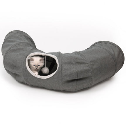 Catit Vesper Túnel con Cama Gris 68x97x28cm