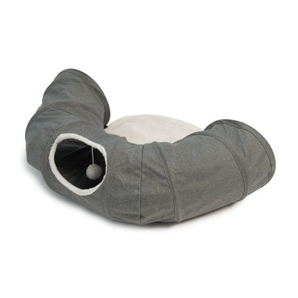 Catit Vesper Túnel con Cama Gris 68x97x28cm