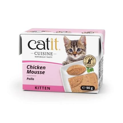 Catit Cuisine Kitten Mousse Pollo con Pavo, 90g