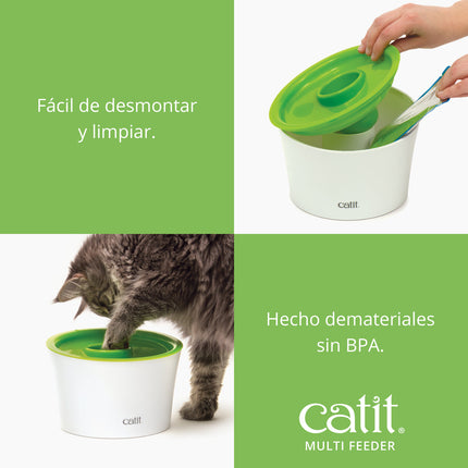 Catit Multi Feeder - Comedero antivoracidad