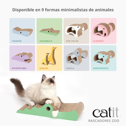 Catit Zoo Rascador Oso Polar 2-en-1