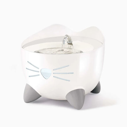 Catit PIXI Fuente Acero Inoxidable Blanca, 2,5L