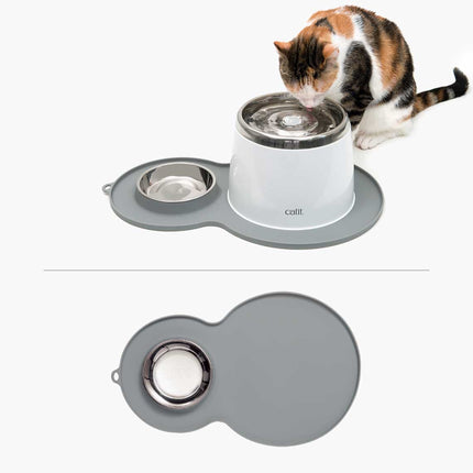 Catit Mantel con Comedero - Gris