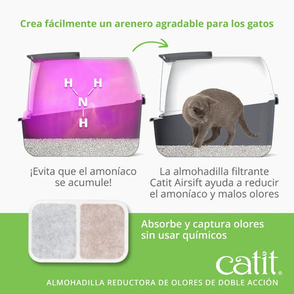 Catit AiRSiFT Filtro de Repuesto, 6uds