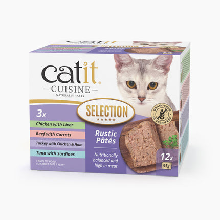 Catit Cuisine Selection Pato - Pack Variado de 12x95g