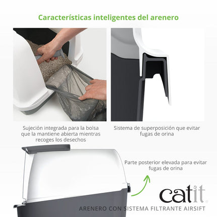 Catit AiRSiFT Arenero, Mediano