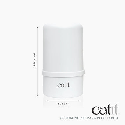 Catit Grooming Kit, Pelo Largo