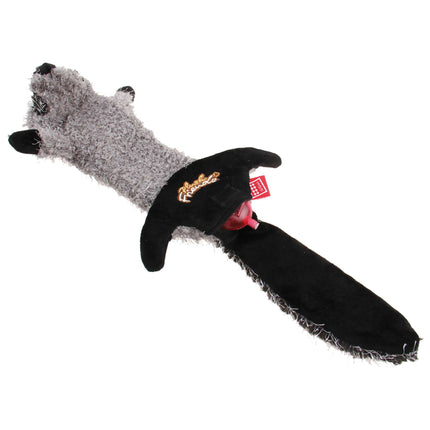 Juguete Plush Friendz con forma de mapache de GIGWI 37 cm.