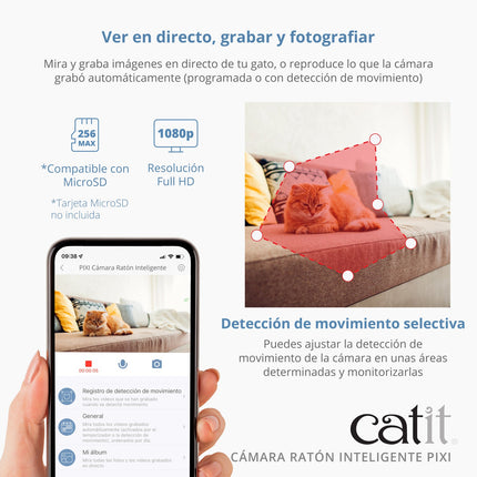 Catit PIXI Cámara Ratón Inteligente