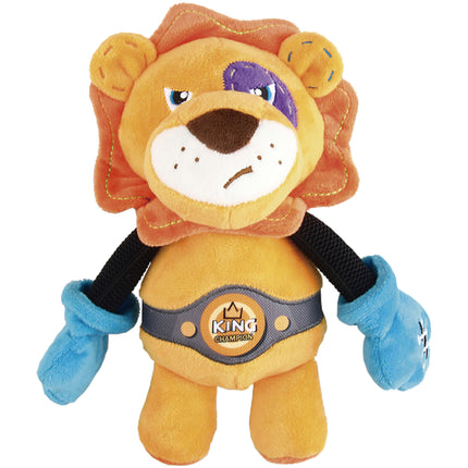 Juguete león King Boxer GiGwi 29 cm.