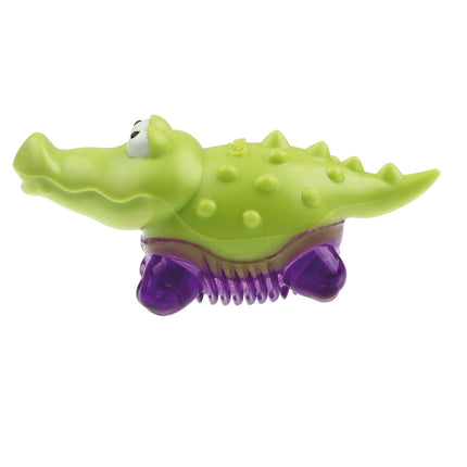 Juguetes para cachorros Suppa Puppa cocodrilo de GIGWI 10 cm.