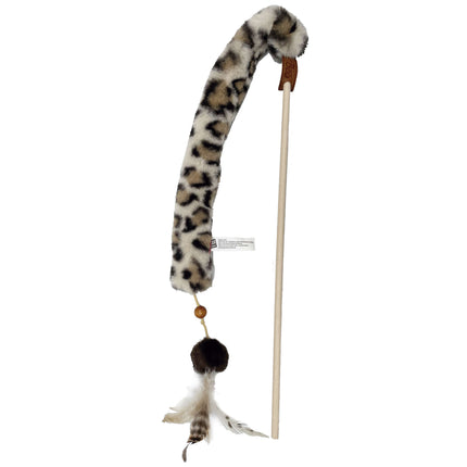 Vara plumas naturales eco line - FEATHER TEASER con silvervine GiGwi