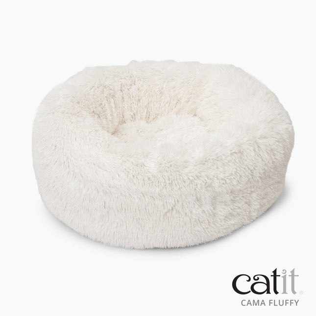 Catit Cama Fluffy, Blanca