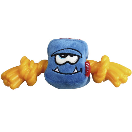 Juguete Monster Rope cabeza azul felpa y TPR GiGwi