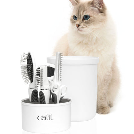 Catit Grooming Kit, Pelo Largo