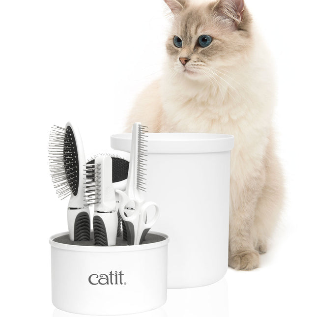 Catit Grooming Kit, Pelo Largo