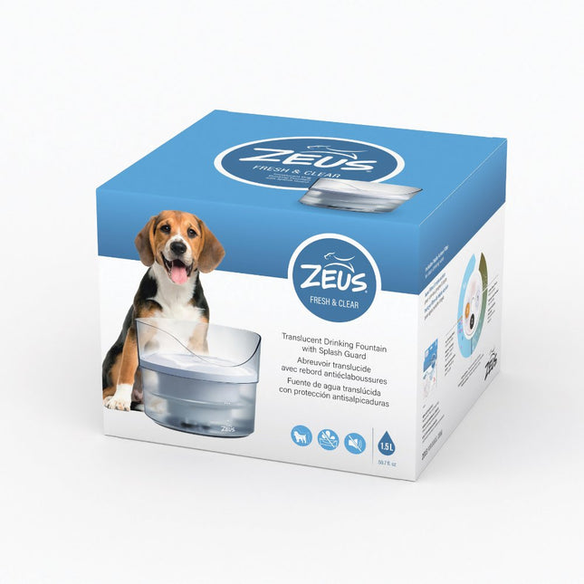Zeus Fuente Fresh & Clear, Cascada, 1,5L