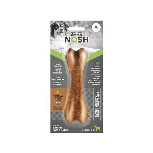 Zeus Nosh Madera& Nylon Hueso - M - 15cm