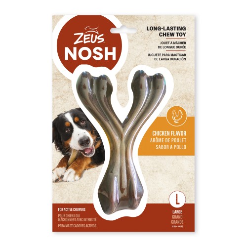 Zeus Nosh Strong Hueso Y - Pollo S - 11cm