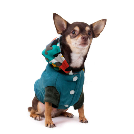 Abrigo con capucha de colores de ALPHA DOG L