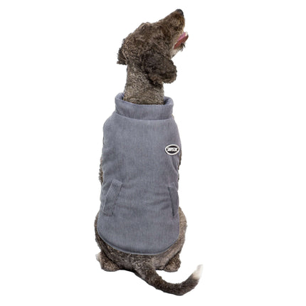 Abrigo liso gris de ALPHA DOG XXL