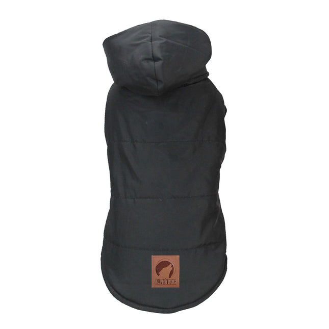 Anorak con capucha negro de ALPHA DOG XL