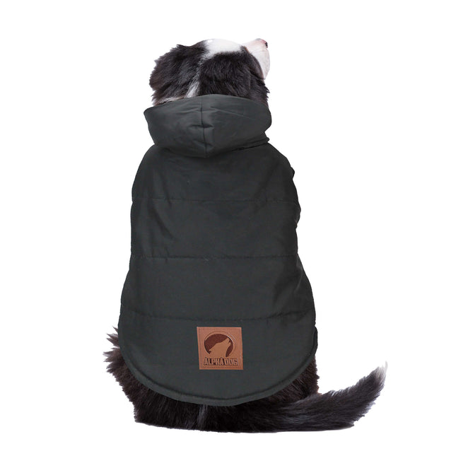 Anorak con capucha negro de ALPHA DOG XXXL