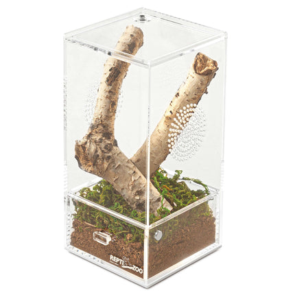 Mini terrario REPTIZOO 10x10x20 cm. 10 cm.