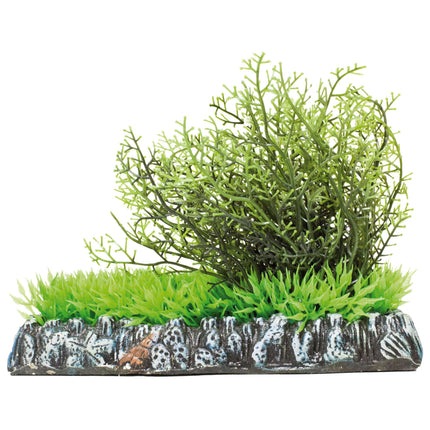 Fucus con césped de AQUATIC PLANTS PLÁSTICO 11 cm.