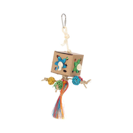 Juguete piñata de cartón pájaros 14 cm.