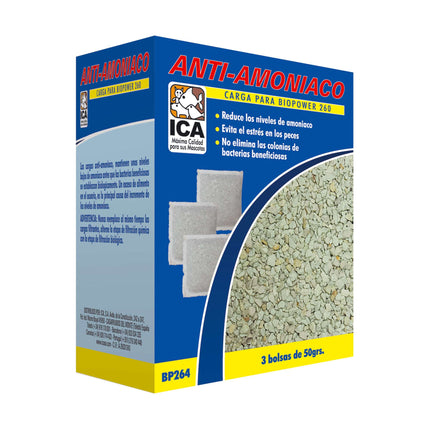 Carga ANTI-AMONIACO para filtros BIOPOWER M