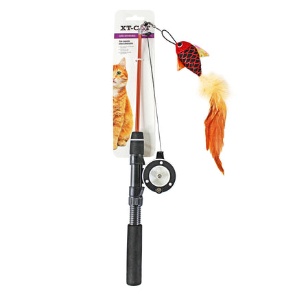 Caña de pescar extensible XT-CAT 46 - 76 cm. 42 cm.