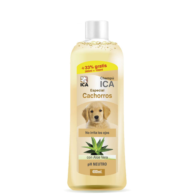 Champú para cachorros con Aloe Vera PetSan de 400 ml