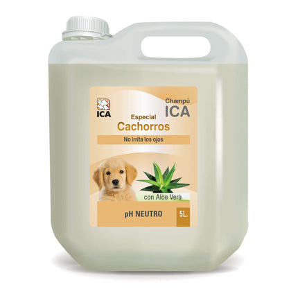 Champú para cachorros con Aloe Vera PetSan de 5 litros