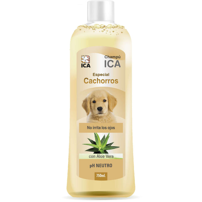 Champú para cachorros con Aloe Vera PetSan de 750 ml