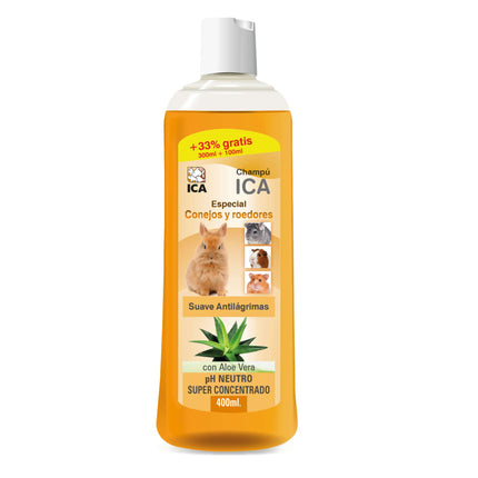 Champú antilágrimas con Aloe Vera para conejos y roedores