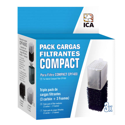 Pack cargas filtrantes para filtro COMPACT 400 380.00L/h