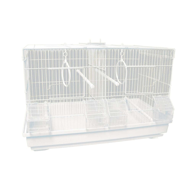 Jaulas de CRÍA fondo blanco para pájaros 58 cm.