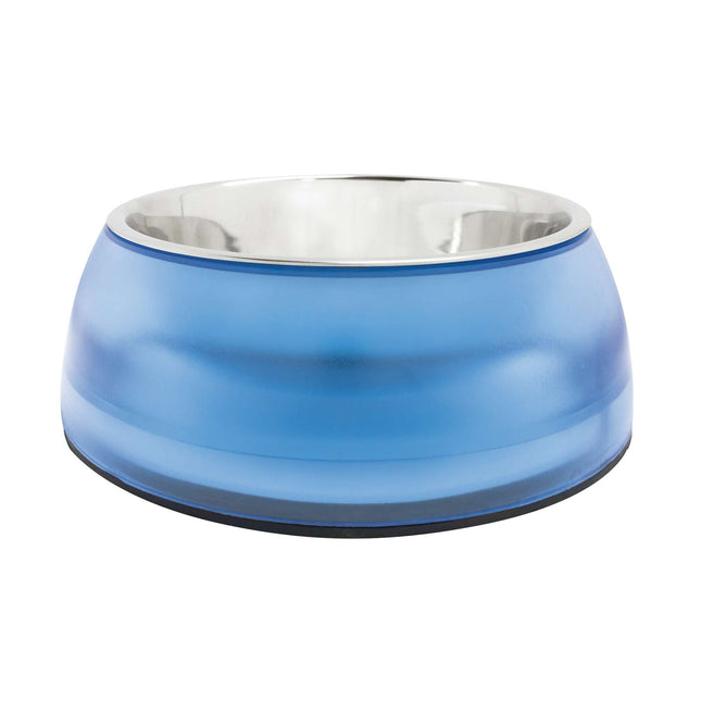 Comedero de acero inoxidable Azul Sky 14 cm.