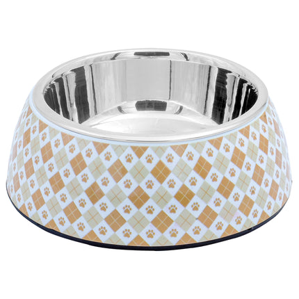 Comedero de acero Print Vintage Premier DOG de XS